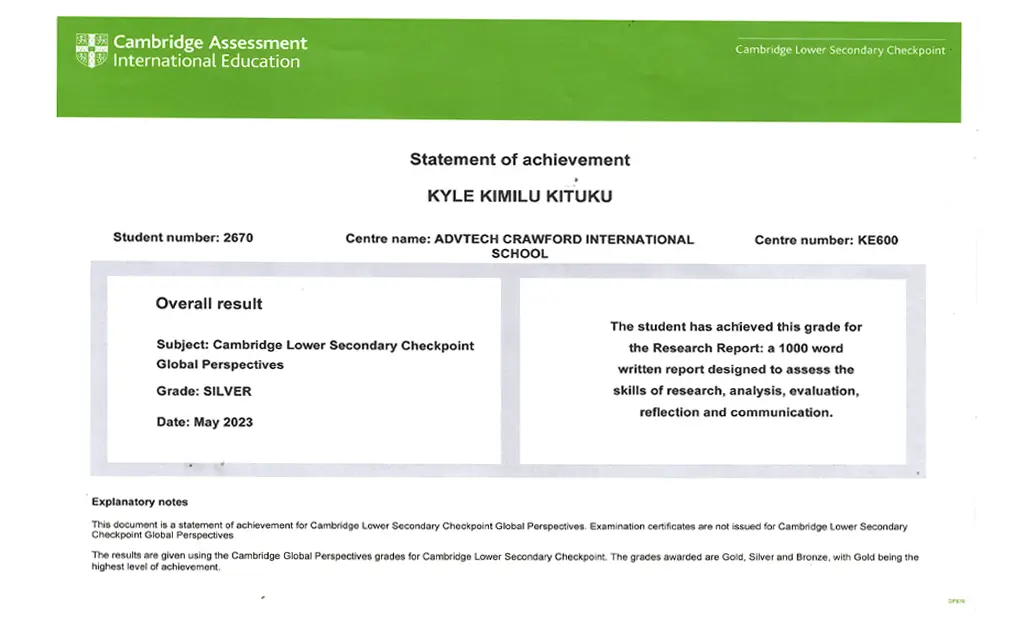 Kyle Kimilu (2670) – Checkpoint Certificate